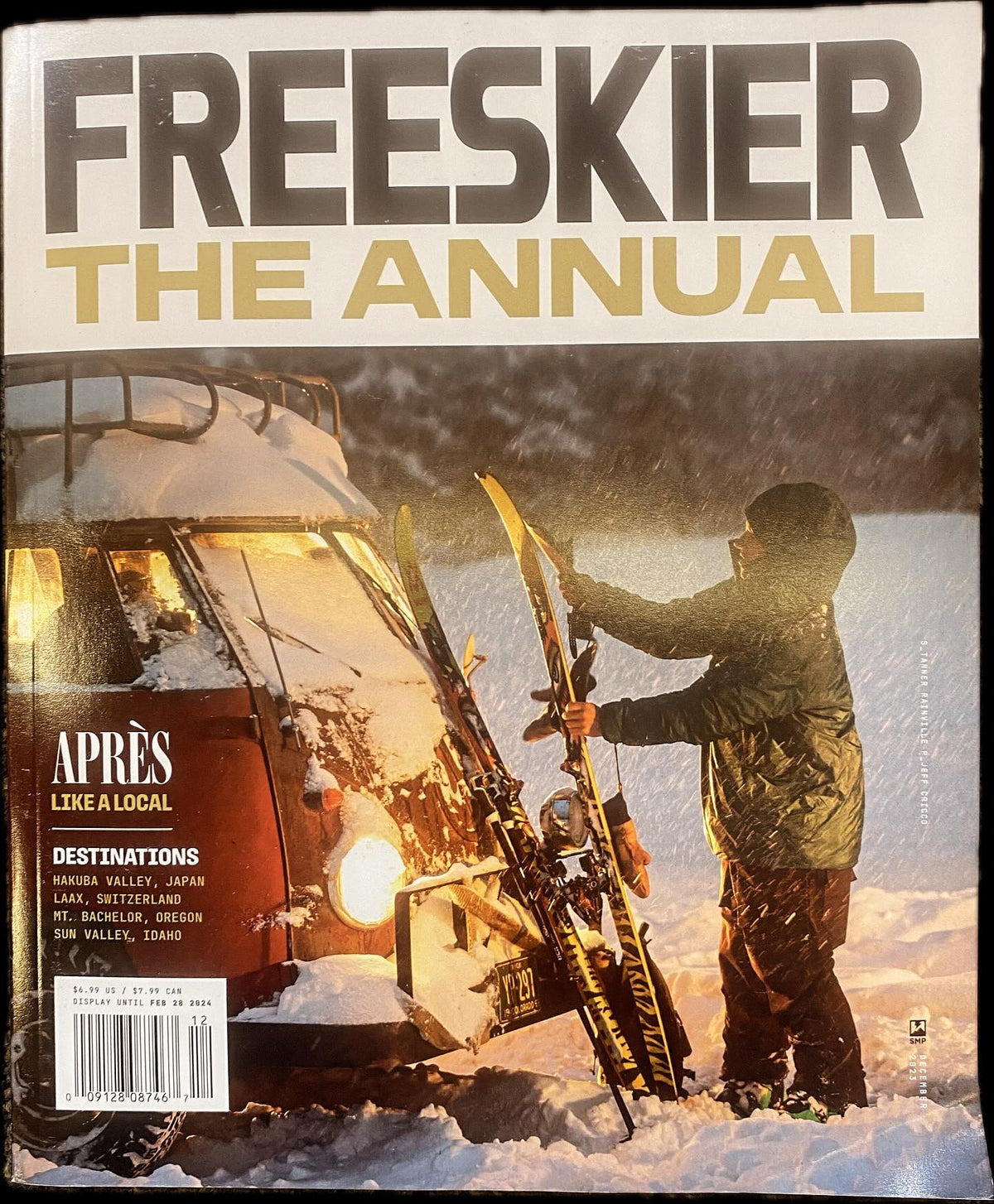 Cover of FREESKIER The Annual, December 2023, the issue that featured the Beer Binding PRO