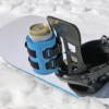 Neon Blue Snowboard Beer Binding Pro