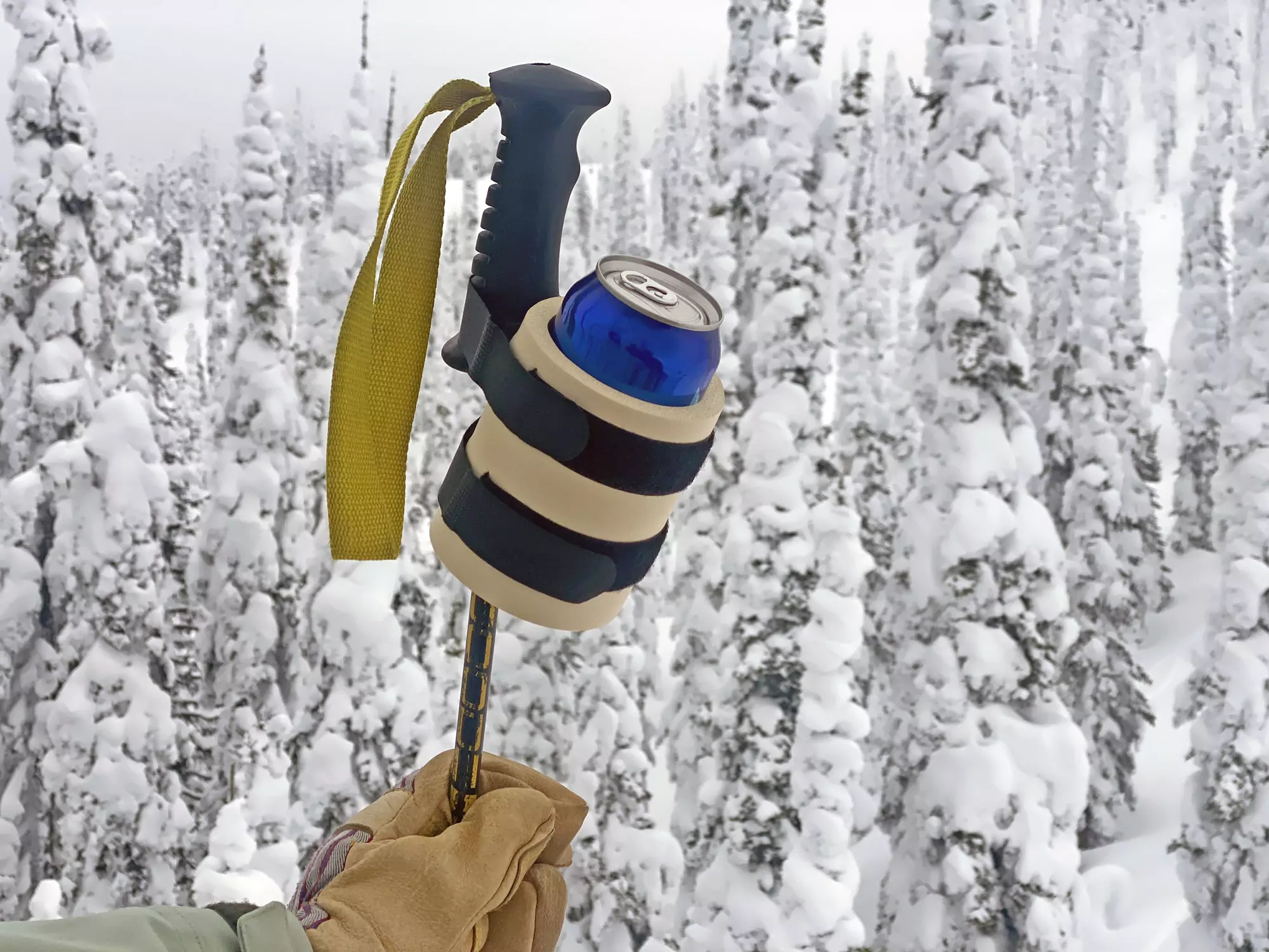 Ski Pole Beer